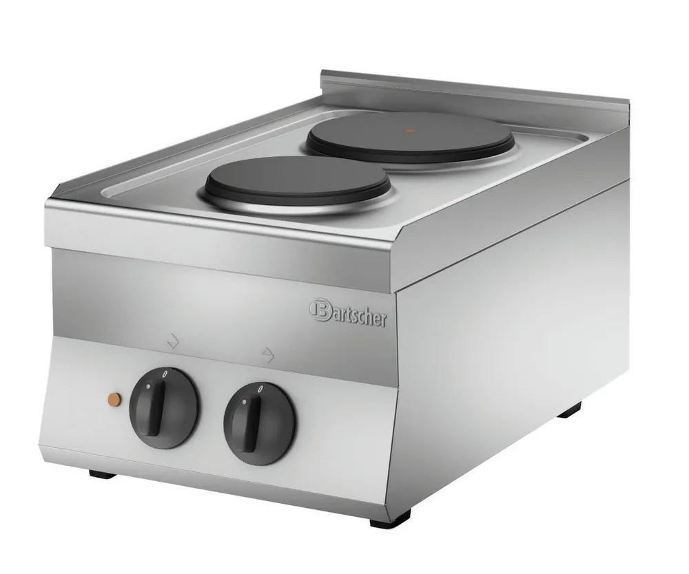 Plan de cuisson éle 650, B400, 2PL, TGOK - BARTSCHER - 115006