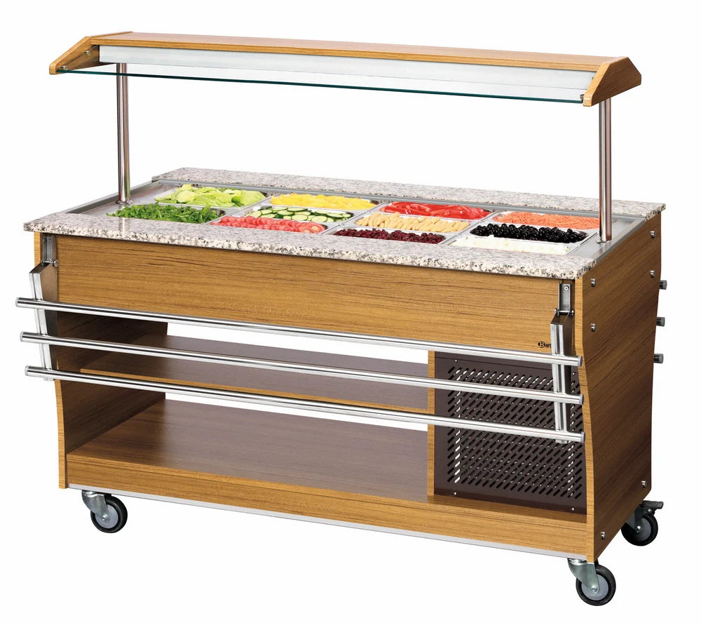 Chariot buffet, froid, 4x1/1 GN - BARTSCHER - 125526