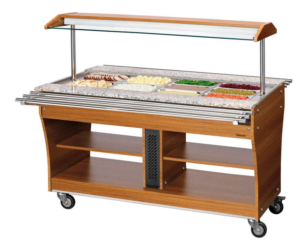 Chariot buffet, chaud, 4x1/1GN - BARTSCHER - 125628