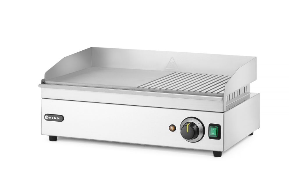 Grill - moitié rainuré - HENDI