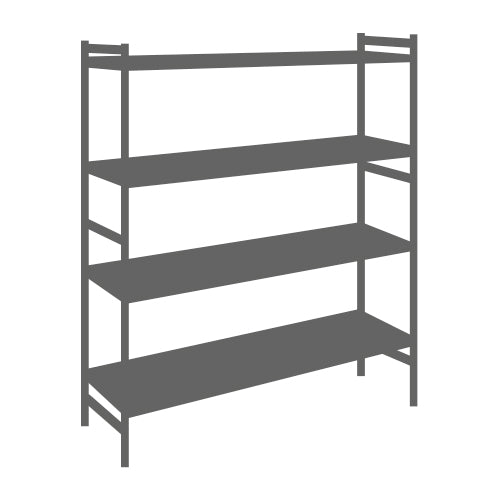 RAYONNAGES DEMONTABLES - LINEAIRES - 4 NIVEAUX - LONGUEUR 2926