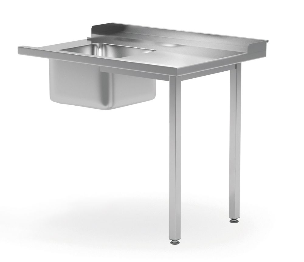 Table de chargement pour lave-vaisselle avec évier - HENDI