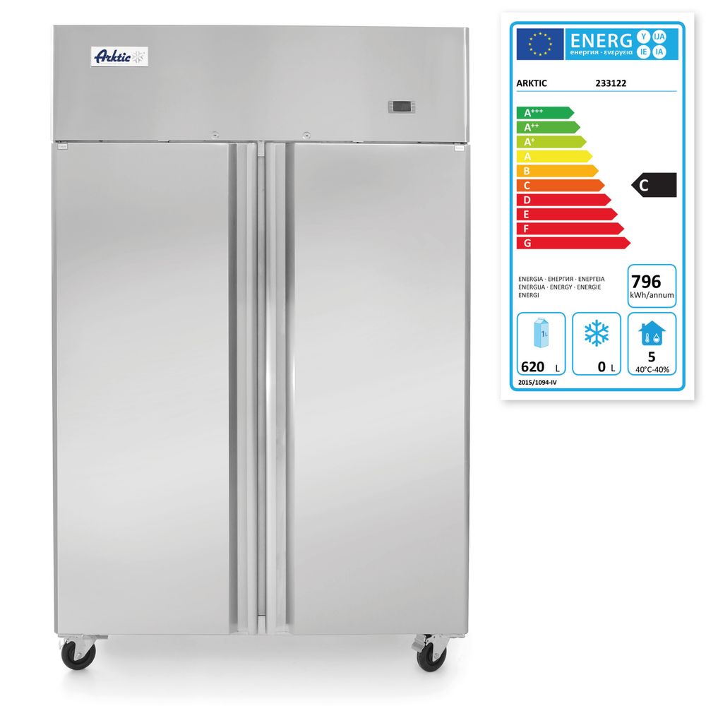 Réfrigérateur avec 2 portes 900 L - HENDI