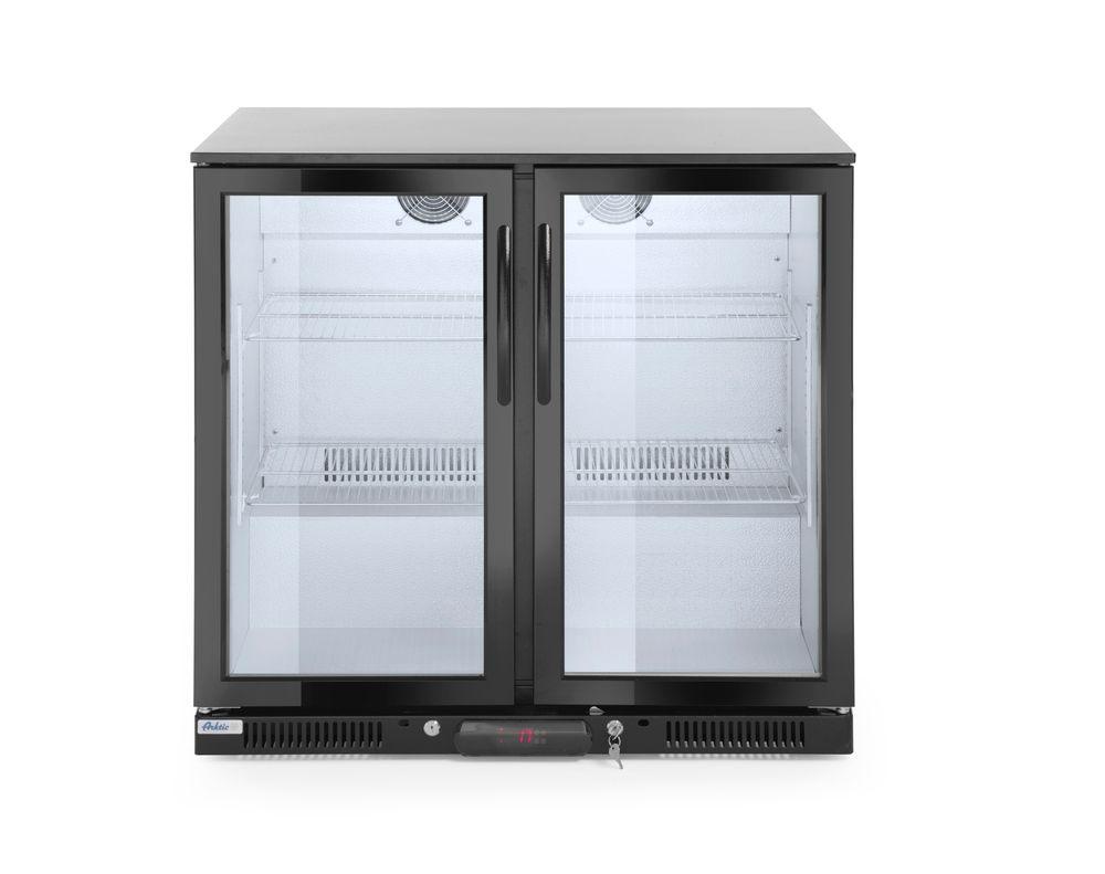 Arrière de bar réfrigèré double portes 200L, Arktic, 220-240V/160W, 900x500x(H)900mm
