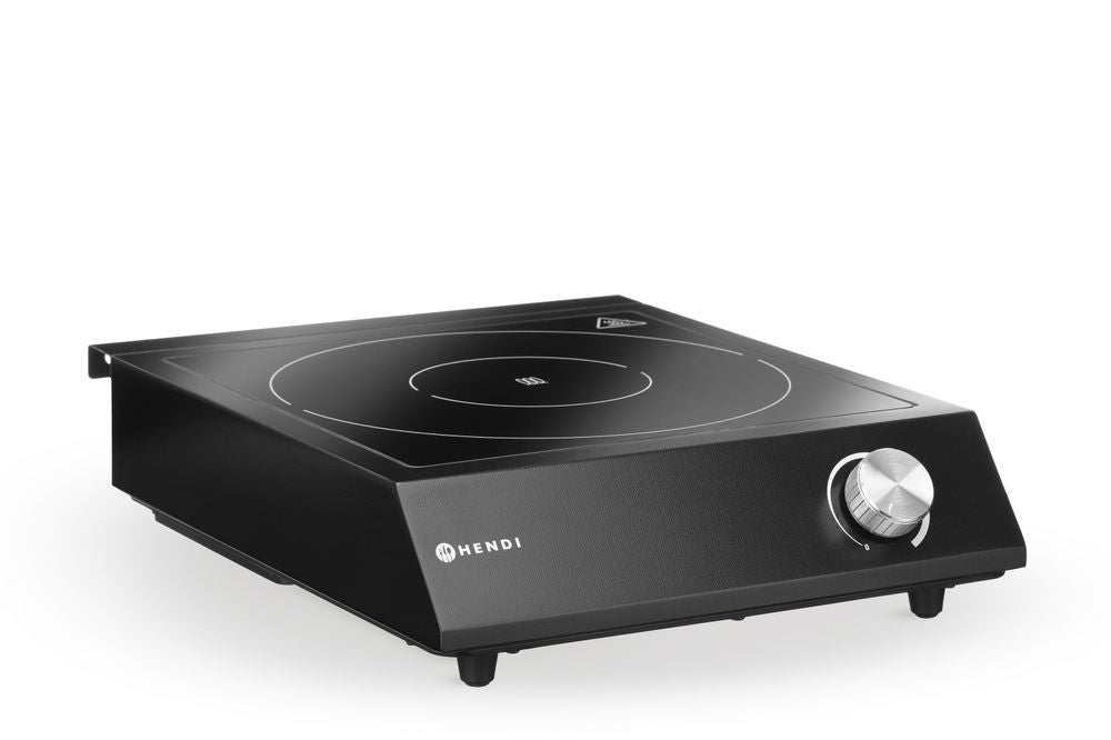 Set : Plaque de cuisson à induction 3500W + casserole + poêle - HENDI