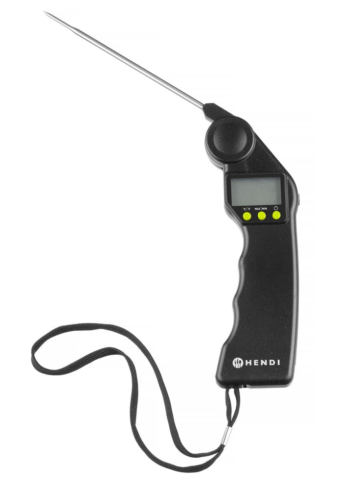 Thermomètre numérique avec sonde pliable - HENDI