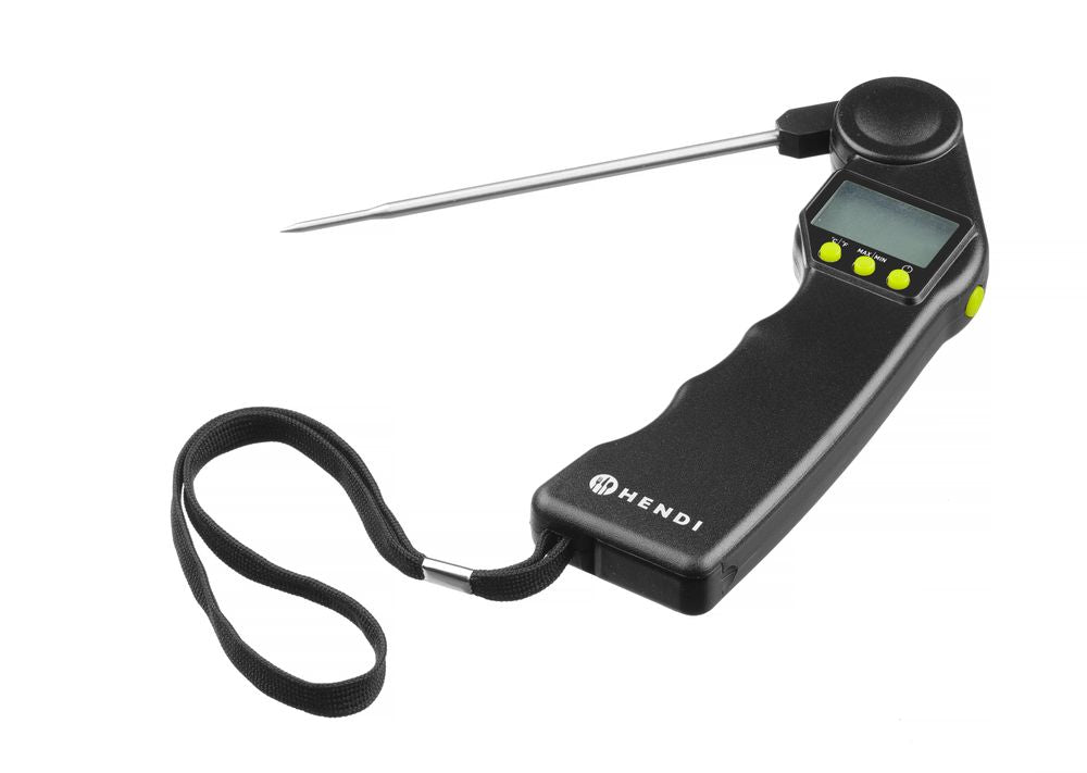 Thermomètre numérique avec sonde pliable - HENDI