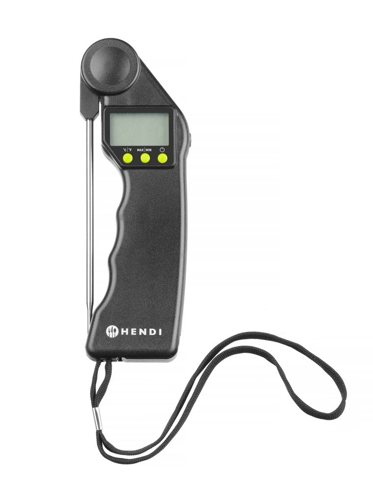 Thermomètre numérique avec sonde pliable - HENDI