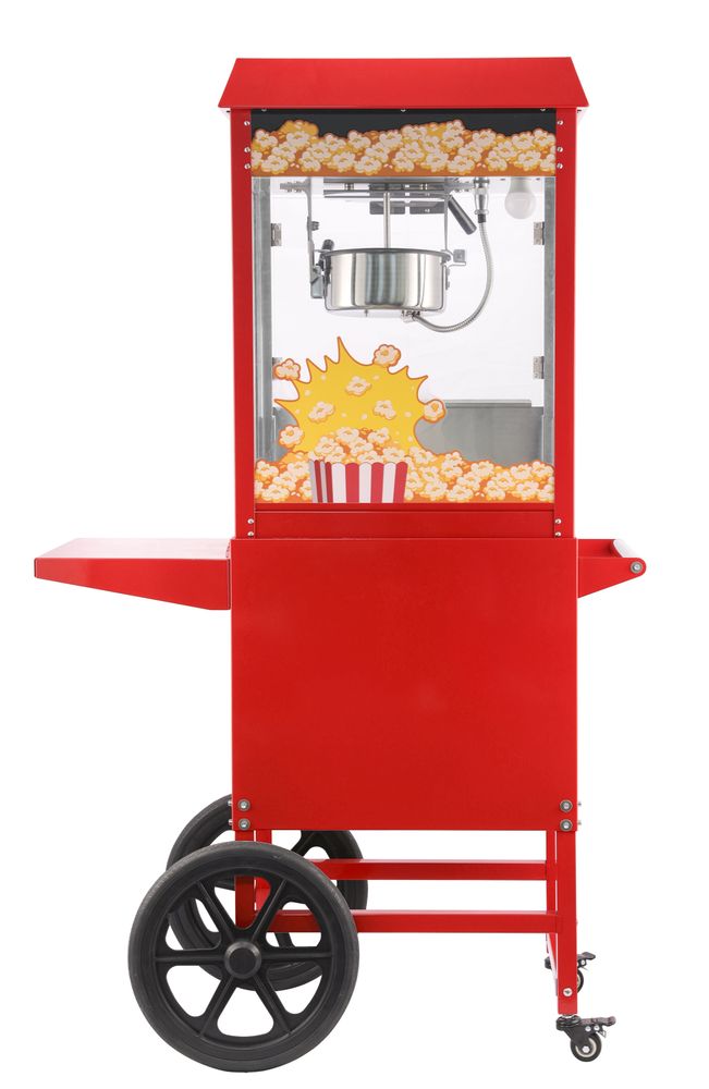 Machine à pop-corn avec chariot - HENDI