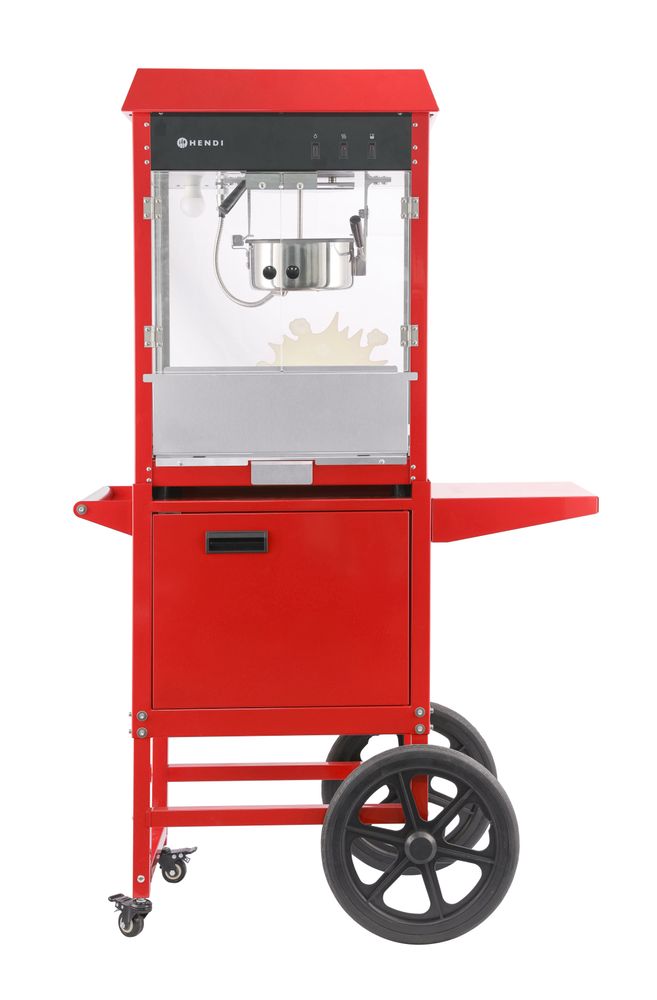 Machine à pop-corn avec chariot - HENDI