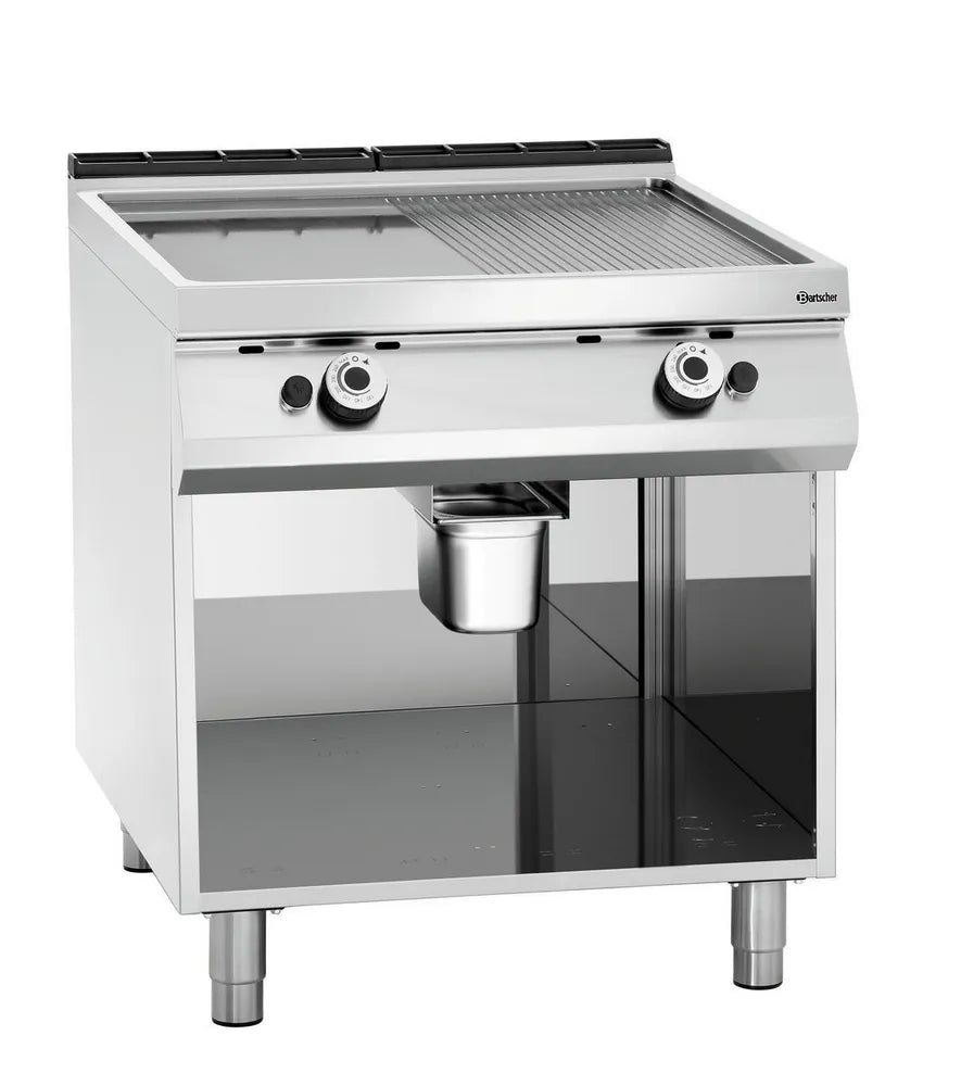 Plaque à snacker à gaz, 1/2+1/2, SO - BARTSCHER - 2955061