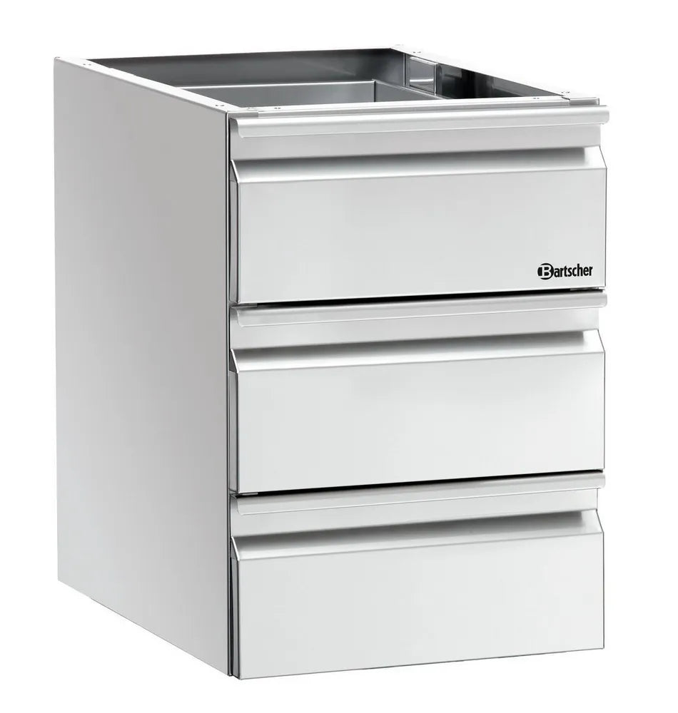 Colonne de tiroirs 3 x GN 1/1, table - BARTSCHER - 315307
