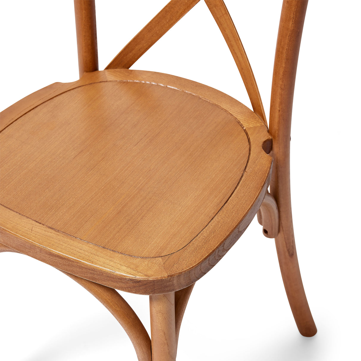 Crossback - Chaise empilable en bois - VEBA - 1 pcs