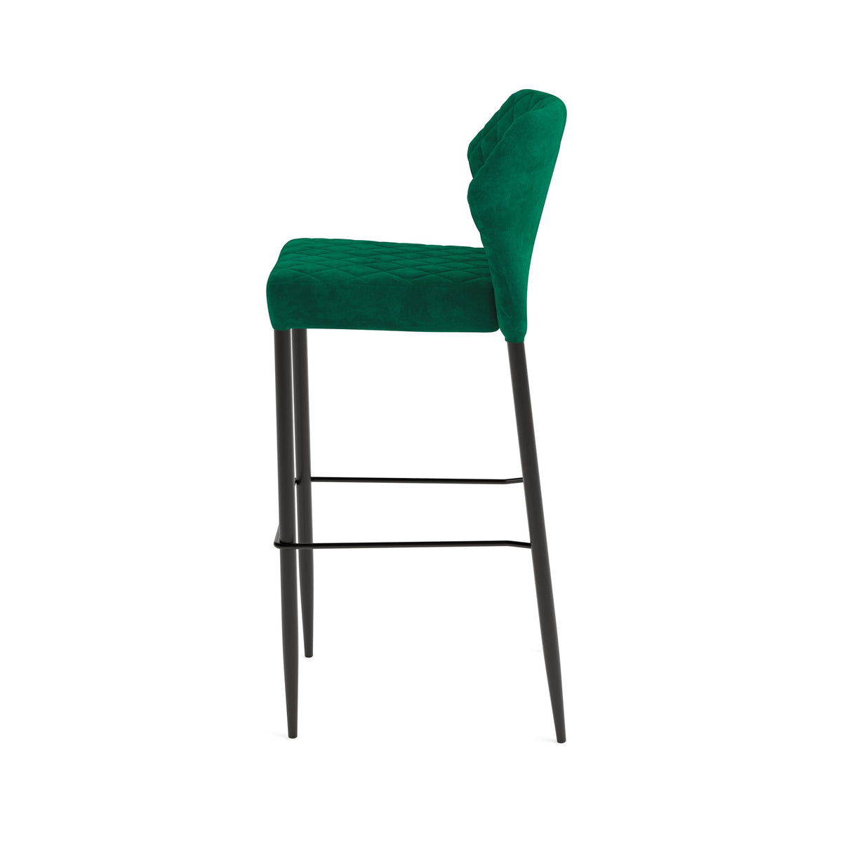 Louis - Tabouret de bar en velours - VEBA - 1 pcs