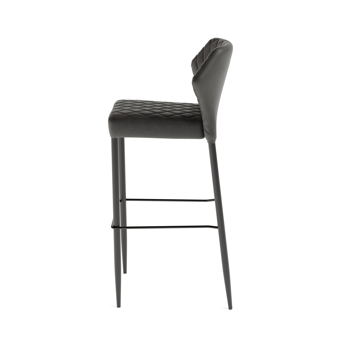 Louis - Tabouret de bar en cuir synthétique - VEBA - 1 pcs