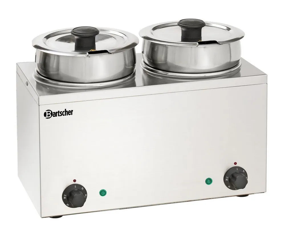 Bain Marie Hotpot, 2x pot, 3,5 L - BARTSCHER - 606035