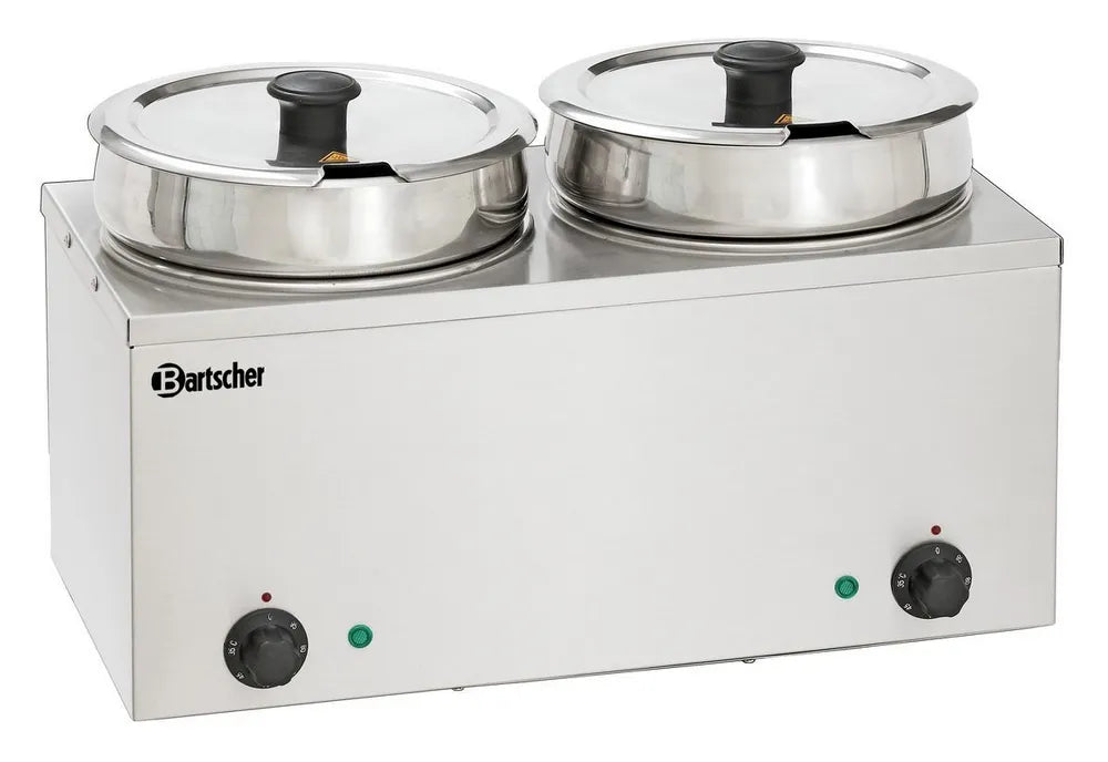 Bain Marie Hotpot, 2x pot, 6,5 L - BARTSCHER - 606065
