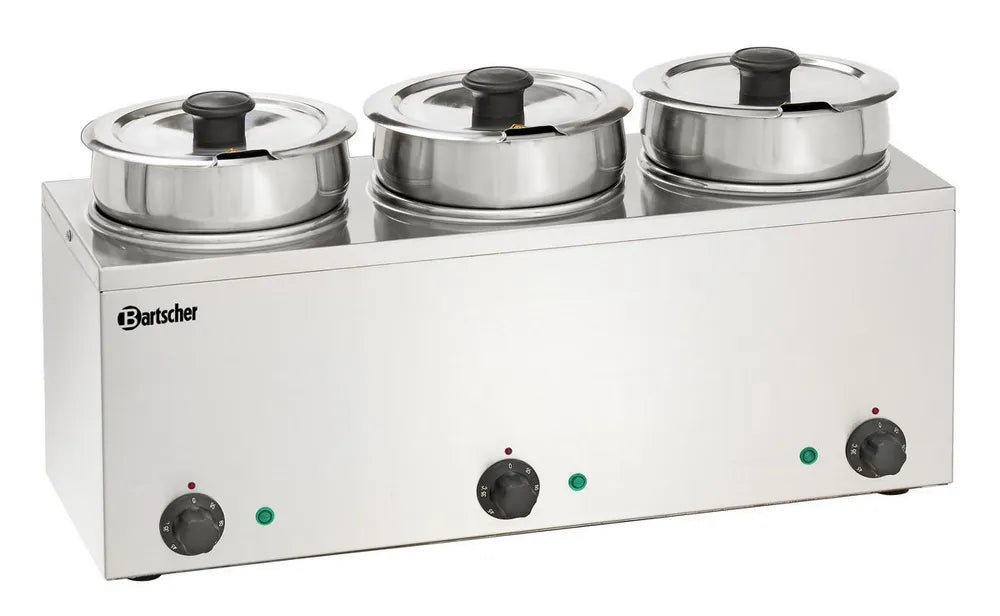 Bain Marie Hotpot, 3x pot, 3,5 L - BARTSCHER - 607035