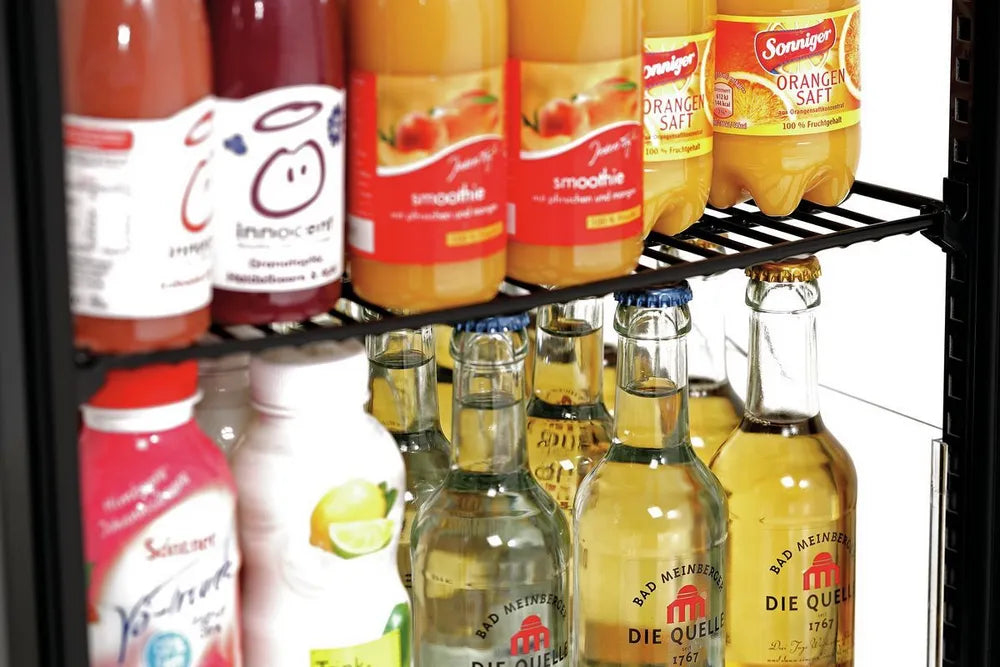 Mini vitrine réfrigérée 78 L, noire - BARTSCHER - 700277G