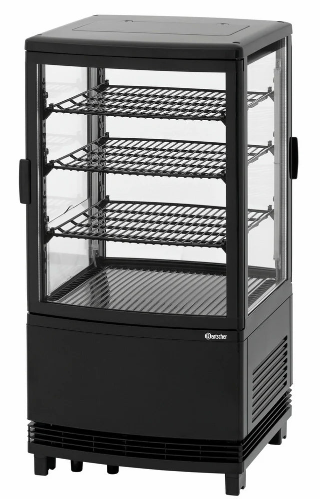 Mini-vitrine réfrigérée 64L2T noire - BARTSCHER - 700358GV1