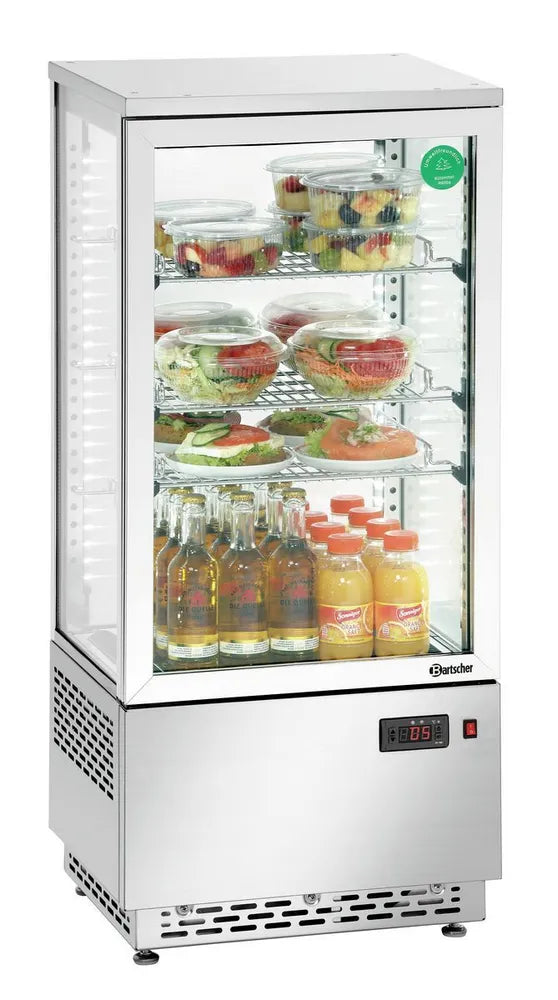 Vitrine réfrig. Mini 78L, inox A2CH - BARTSCHER - 700478G