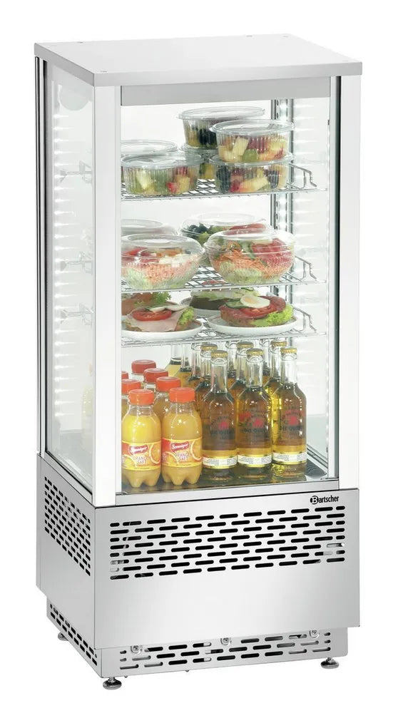 Vitrine réfrig. Mini 78L, inox A2CH - BARTSCHER - 700478G