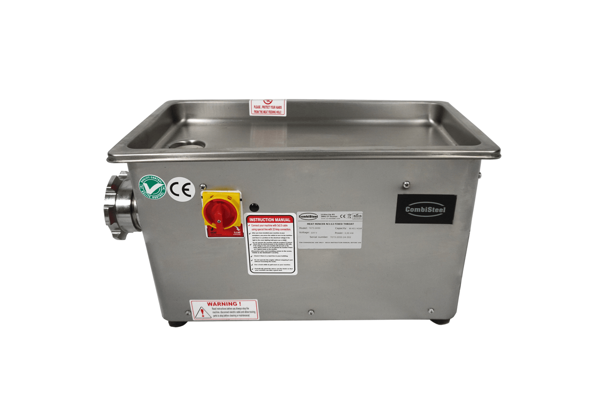 HACHOIR 12 - 90KG/H 230V - AVEC TÊTE FIXE - 7073.0050 - COMBISTEEL