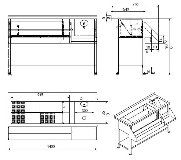 BAR Á COCKTAILS 1400 - 7084.0010 - COMBISTEEL