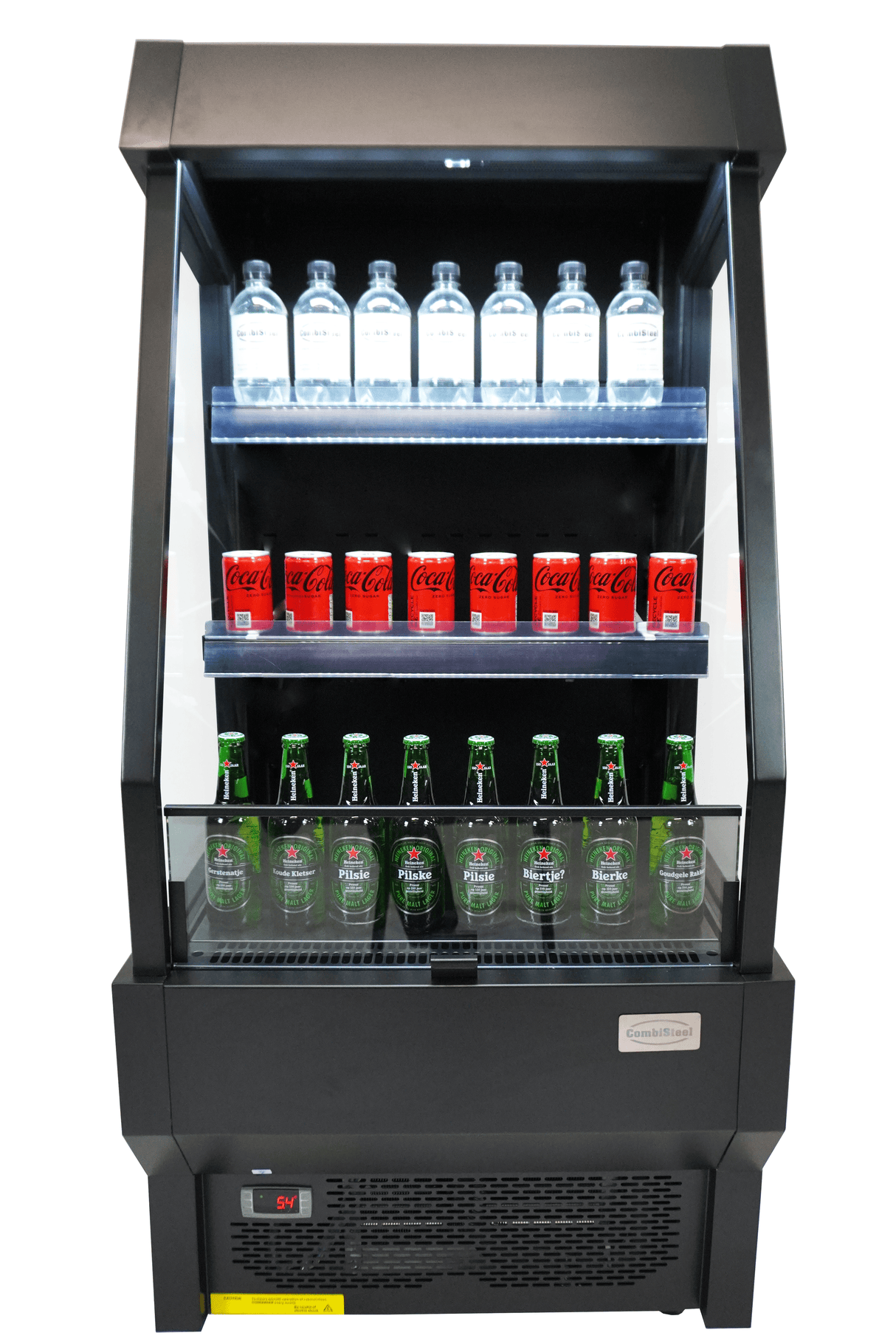 RÉFRIGÉRATEUR NOIR POUR ACHATS IMPULSIFS 165L - 7090.0005 - COMBISTEEL