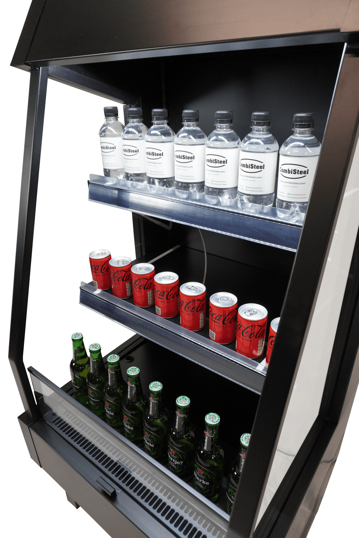 RÉFRIGÉRATEUR NOIR POUR ACHATS IMPULSIFS 165L - 7090.0005 - COMBISTEEL