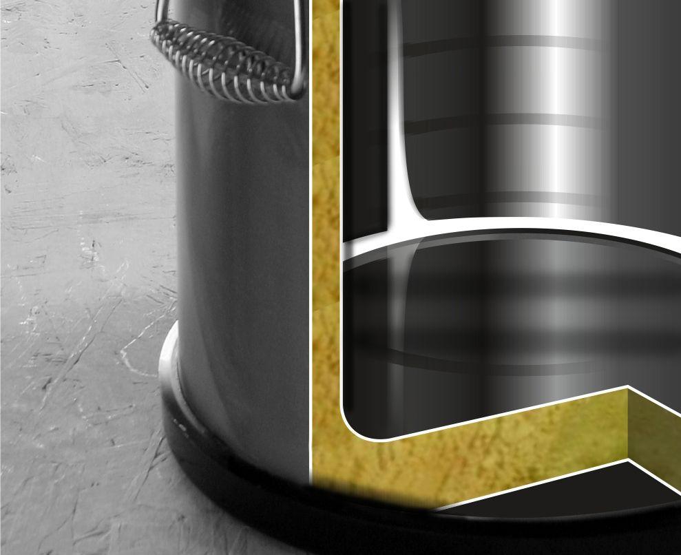 Conteneur isotherme portable, HENDI, Profi Line, 20L, ø330x(H)360mm