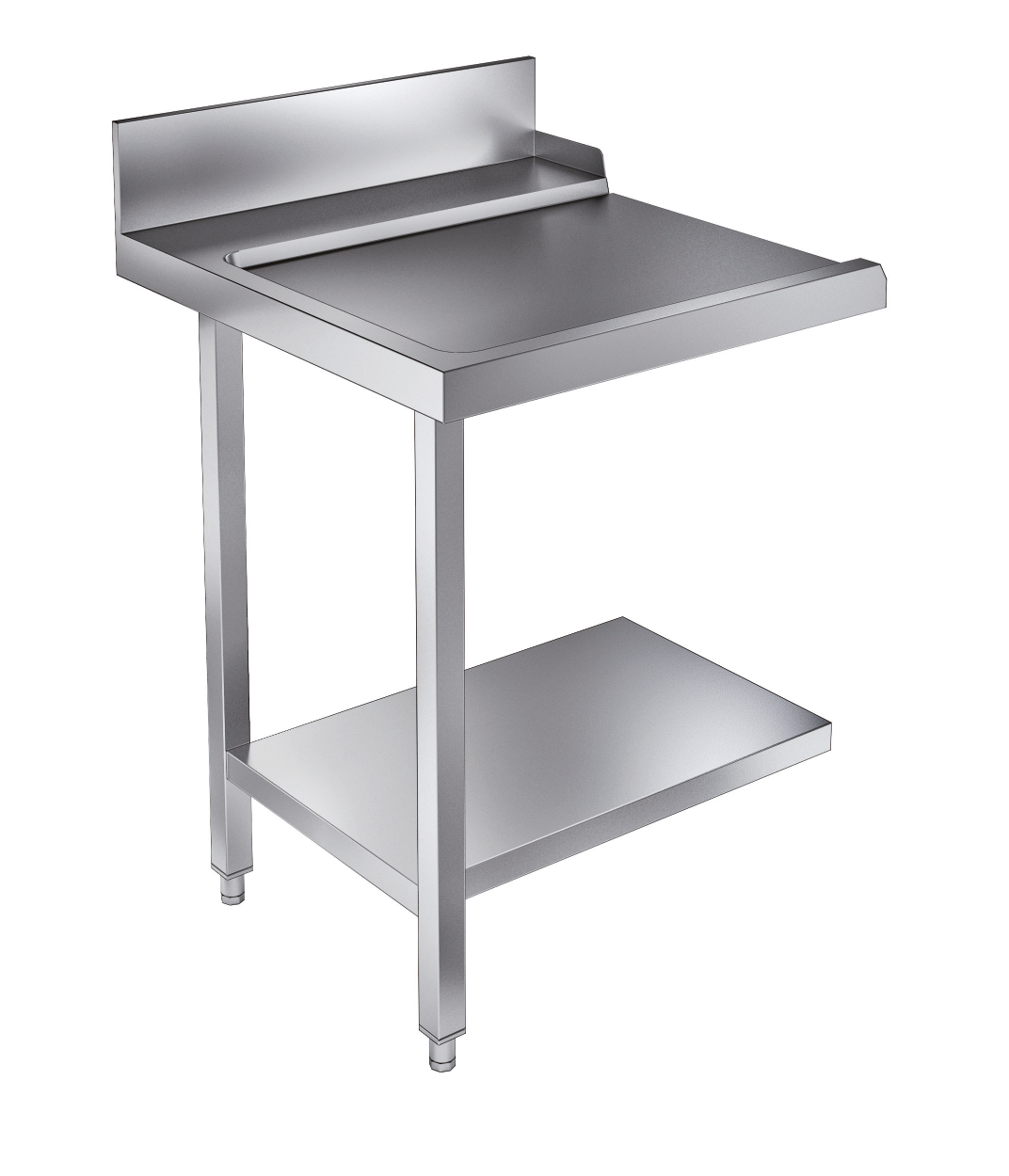 TABLE D'ÉCOULEMENT ÉTAGÈRE 700 À GAUCHE POUR 7082.0070-0075 - 7106.1025 - COMBISTEEL