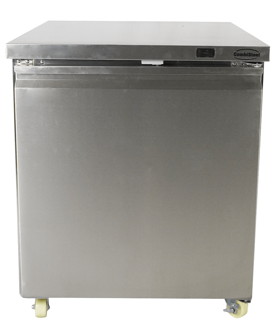 RÉFRIGÉRATEUR/CONGÉLATEUR EN ACIER INOX COMMUTABLE 1 PORTE - 7450.0260 - COMBISTEEL