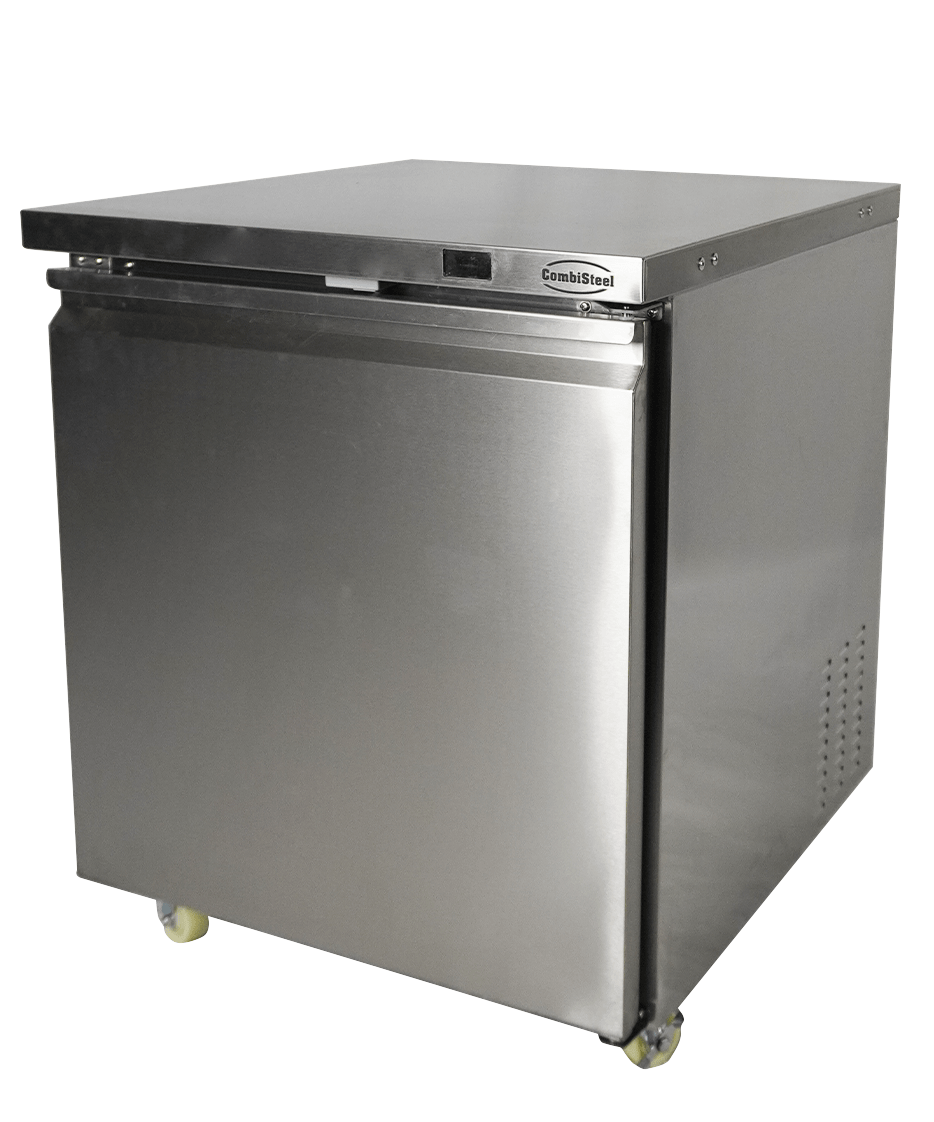 RÉFRIGÉRATEUR/CONGÉLATEUR EN ACIER INOX COMMUTABLE 1 PORTE - 7450.0260 - COMBISTEEL