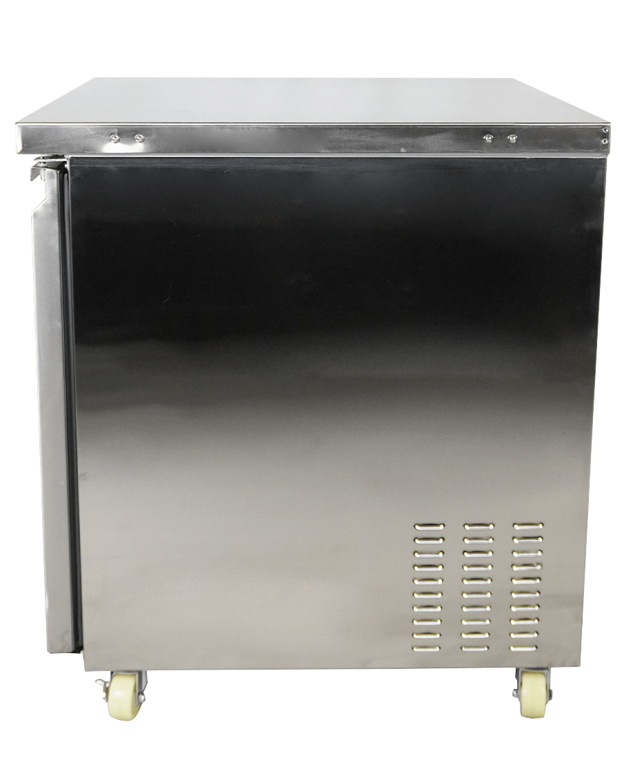 RÉFRIGÉRATEUR/CONGÉLATEUR EN ACIER INOX COMMUTABLE 1 PORTE - 7450.0260 - COMBISTEEL
