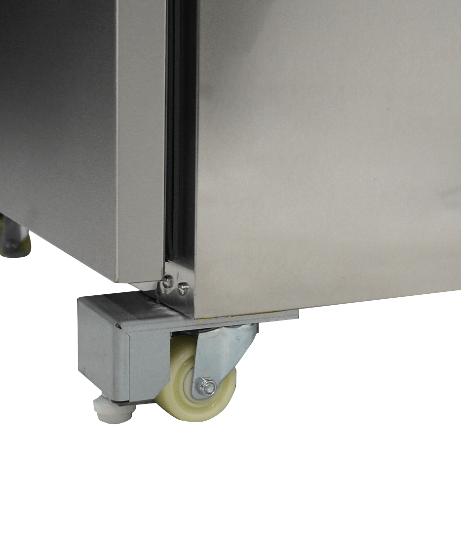 RÉFRIGÉRATEUR/CONGÉLATEUR EN ACIER INOX COMMUTABLE 2 TIROIR - 7450.0265 - COMBISTEEL