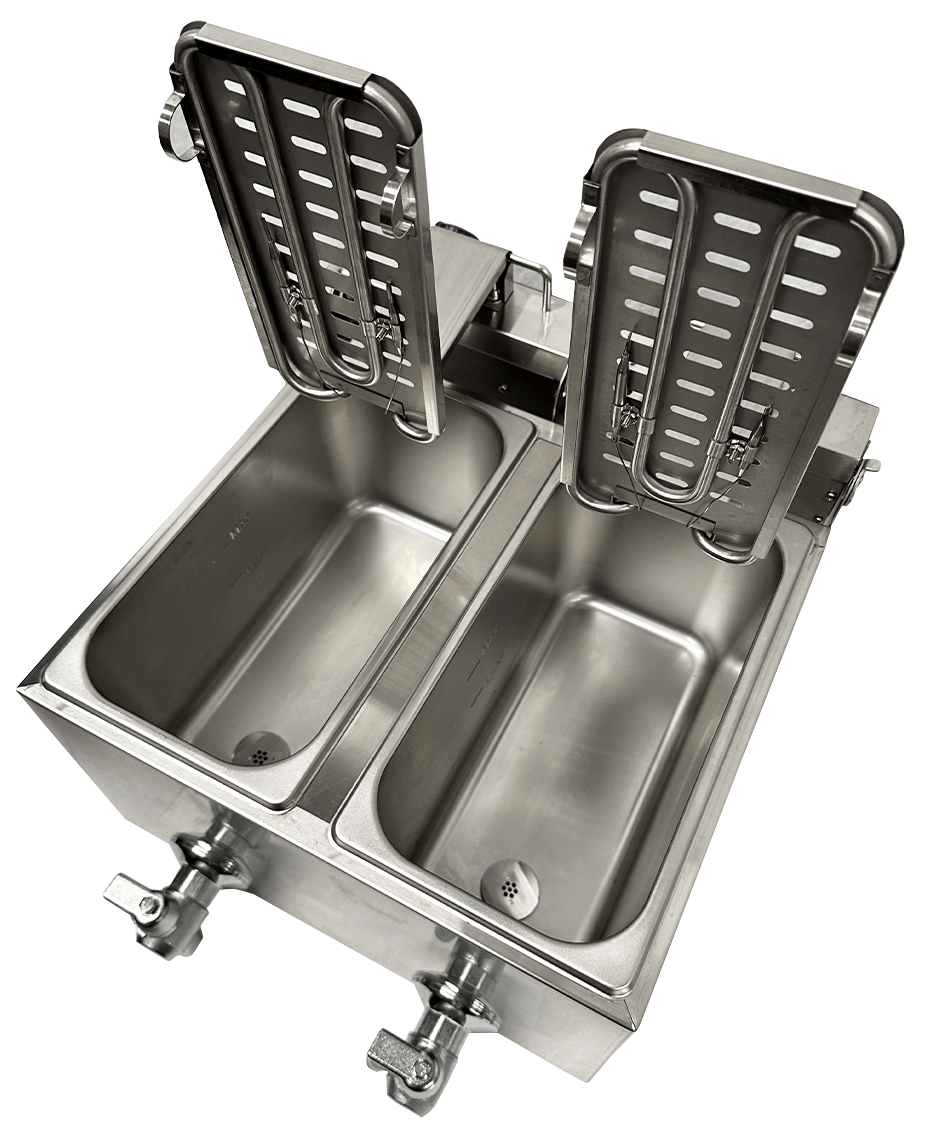 FRITEUSE POSABLE ÉLECTRIQUE 2X4 L - 7455.1002 - COMBISTEEL