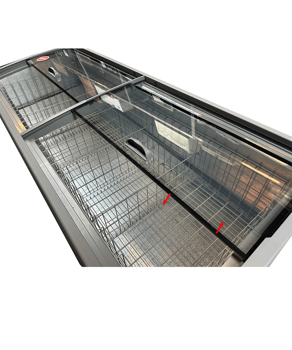 CONGÉLATEUR BAHUT POUR SUPERMARCHÉ 1450 DÉGIVRAGE AUTOMATIQUE - 7455.2665 - COMBISTEEL