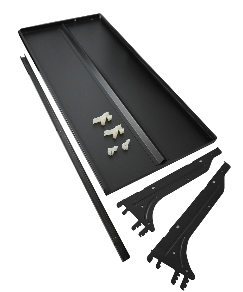 ÉTAGÈRE AVEC SUPPORT POUR 7455.3105 - 7455.3235 - COMBISTEEL