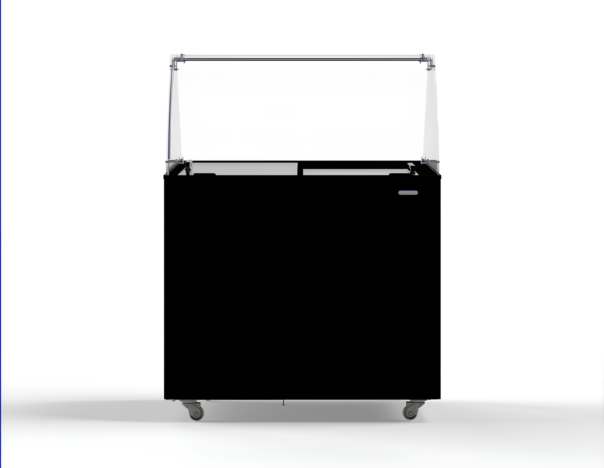 VITRINE À CREME GLACÉE CORSICA NOIR 6X5 LTR - 7472.0124 - COMBISTEEL