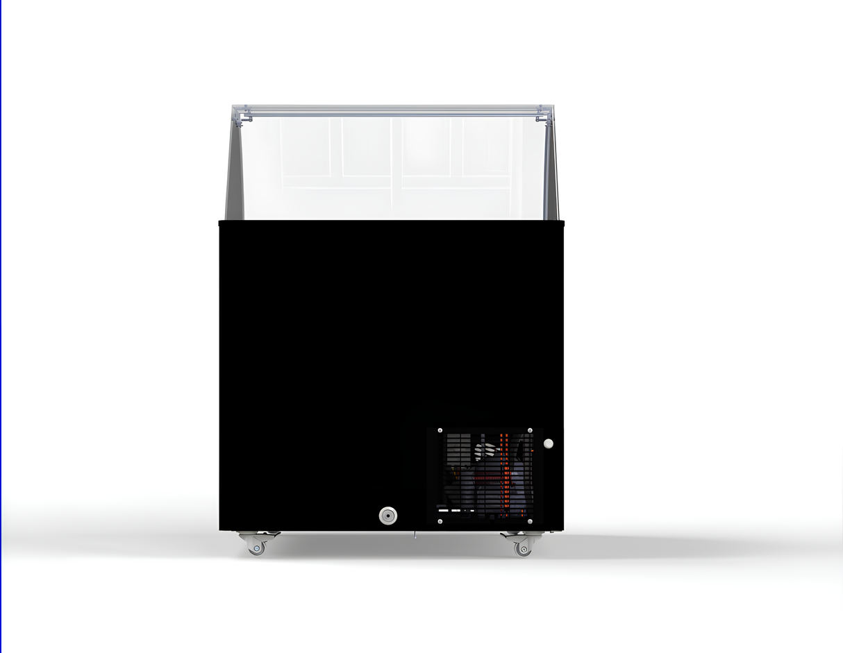 VITRINE À CREME GLACÉE CORSICA NOIR 6X5 LTR - 7472.0124 - COMBISTEEL