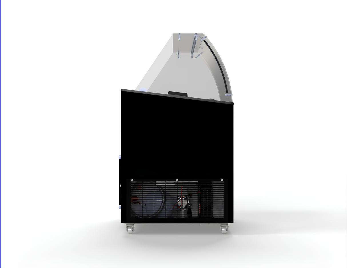 VITRINE À CREME GLACÉE JAVA NOIR 8x5 LTR - 7472.0129 - COMBISTEEL