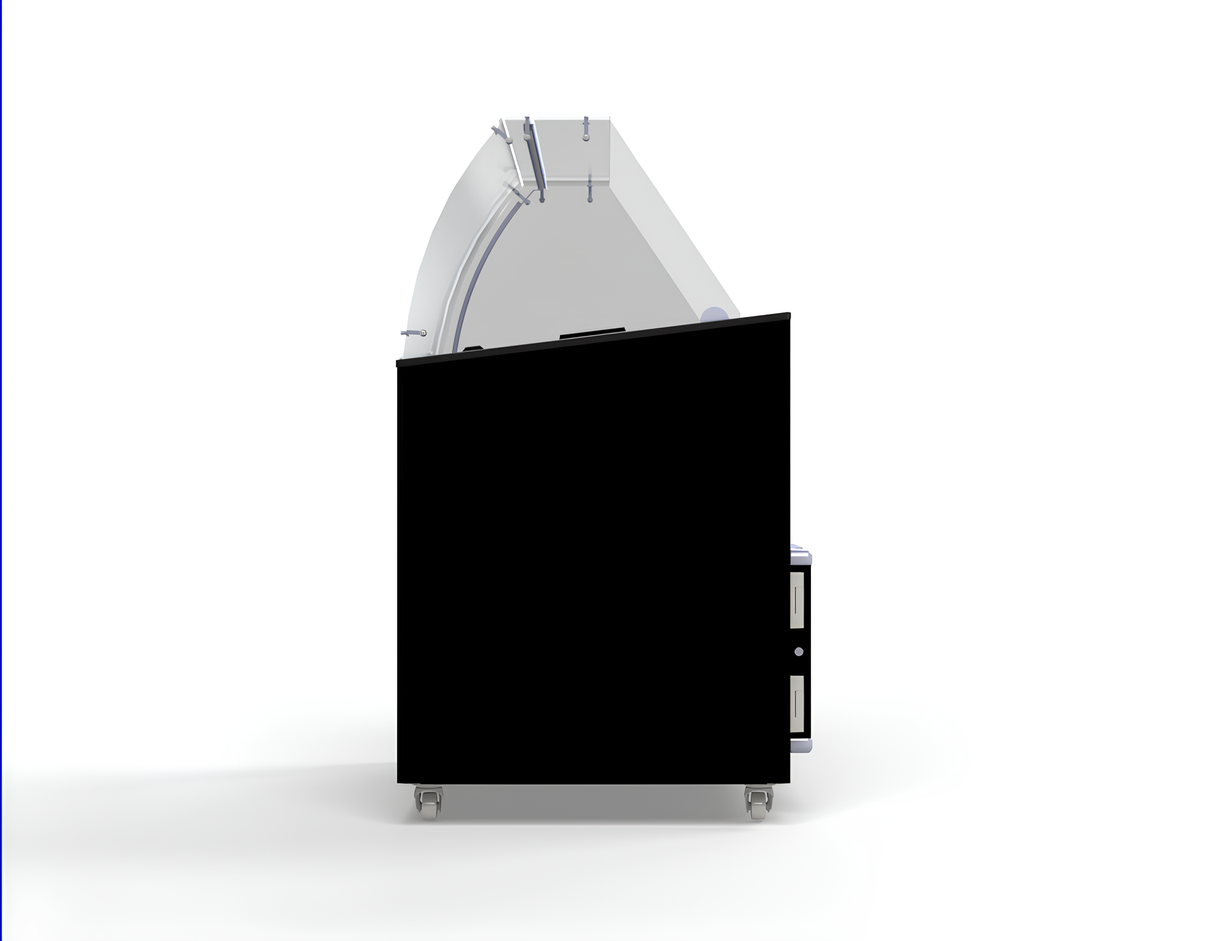 VITRINE À CREME GLACÉE JAVA NOIR 8x5 LTR - 7472.0129 - COMBISTEEL