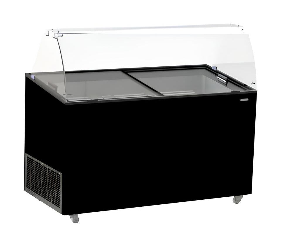 VITRINE À CREME GLACÉE TENERIFE NOIR 10X5 LTR - 7472.0134 - COMBISTEEL