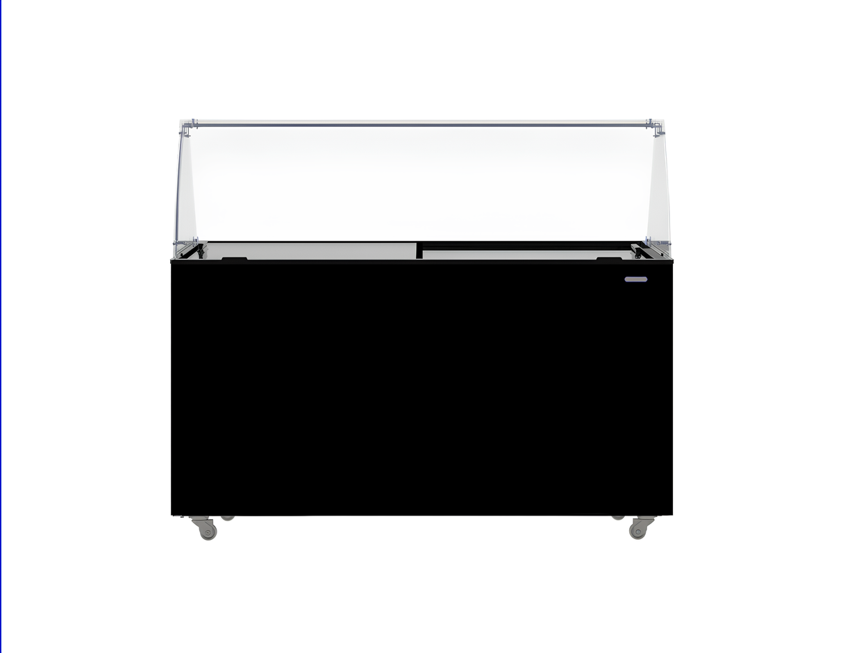 VITRINE À CREME GLACÉE TENERIFE NOIR 10X5 LTR - 7472.0134 - COMBISTEEL