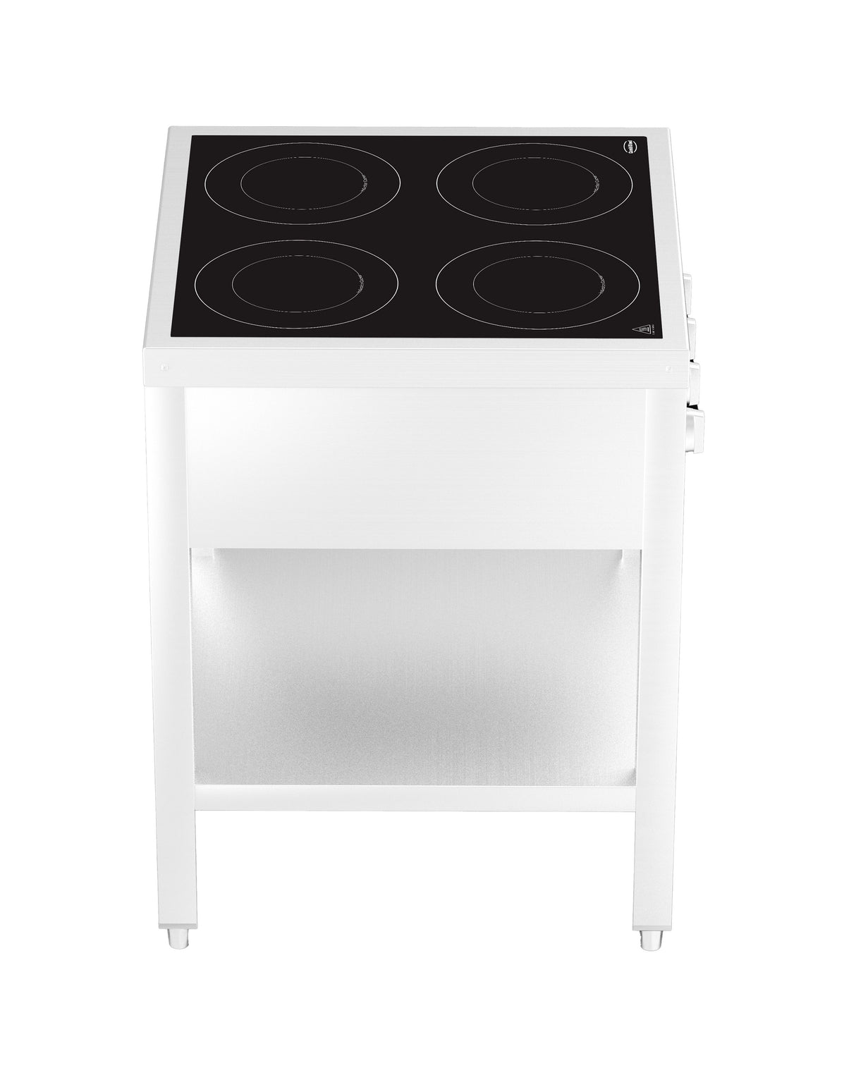 CUISINIÈRE À INDUCTION 4 ZONES AVEC ESSOUS OUVERT - 7505.0035 - COMBISTEEL