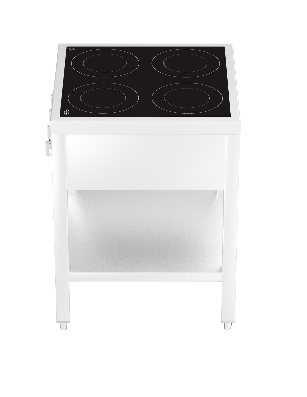 CUISINIÈRE À INDUCTION 4 ZONES AVEC ESSOUS OUVERT - 7505.0035 - COMBISTEEL
