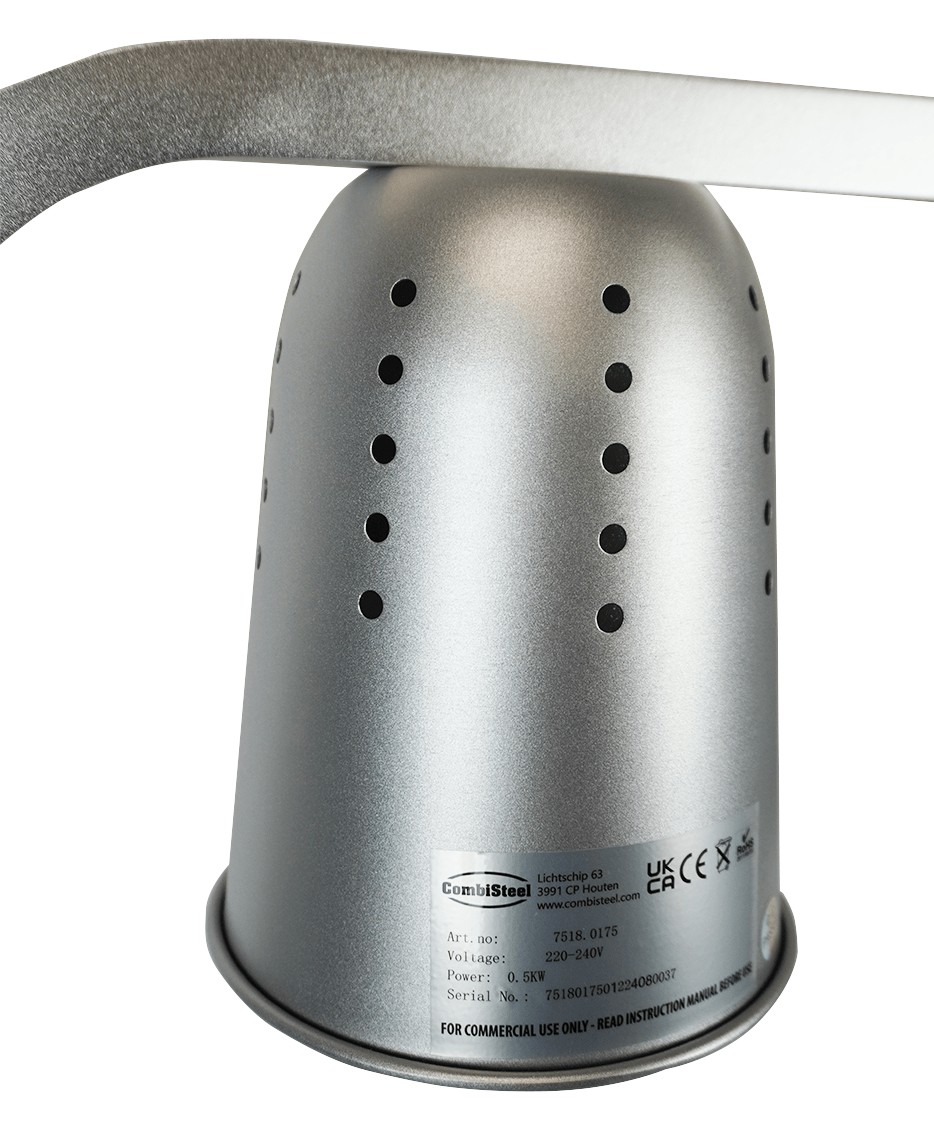 LAMPE CHAUFFANT ARGENT - 7518.0175 - COMBISTEEL