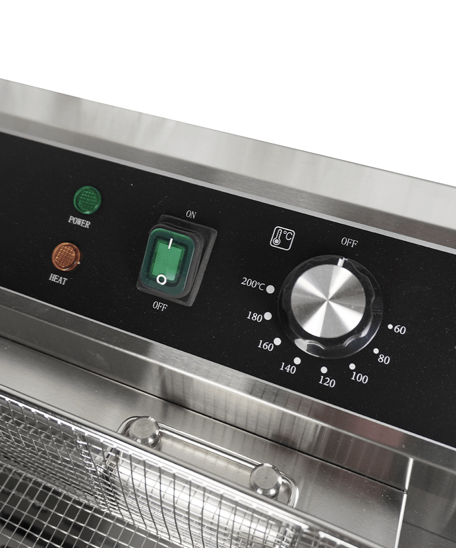 FRITEUSE POSABLE ÉLECTRIQUE 25L - AVEC ROBINET DE VIDANGE - 7518.0210 - COMBISTEEL