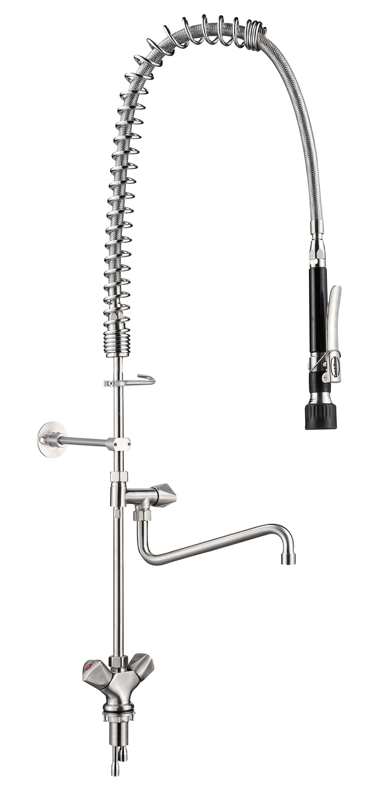 PRÉ DOUCHE DE RINÇAGE AVEC 1-TROU - 7536.0005 - COMBISTEEL